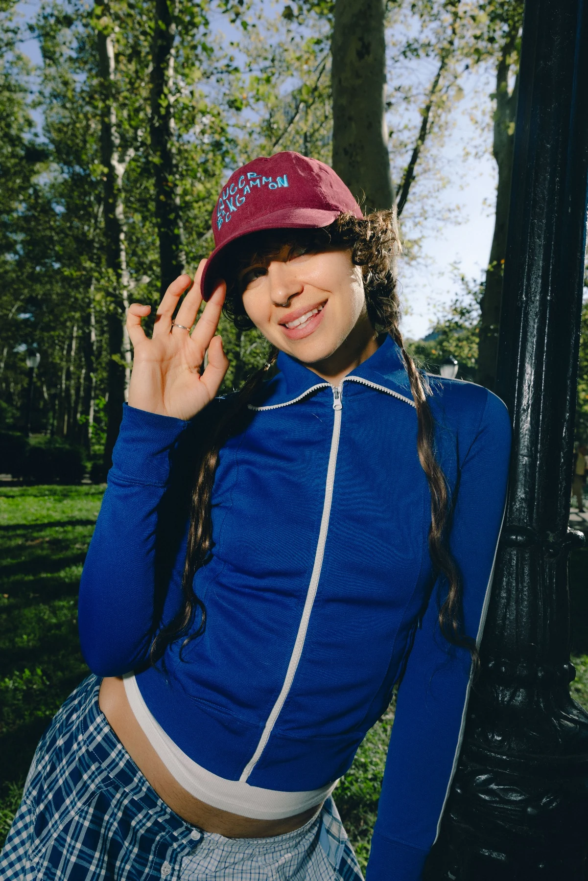 chosen family hat worn outdoors