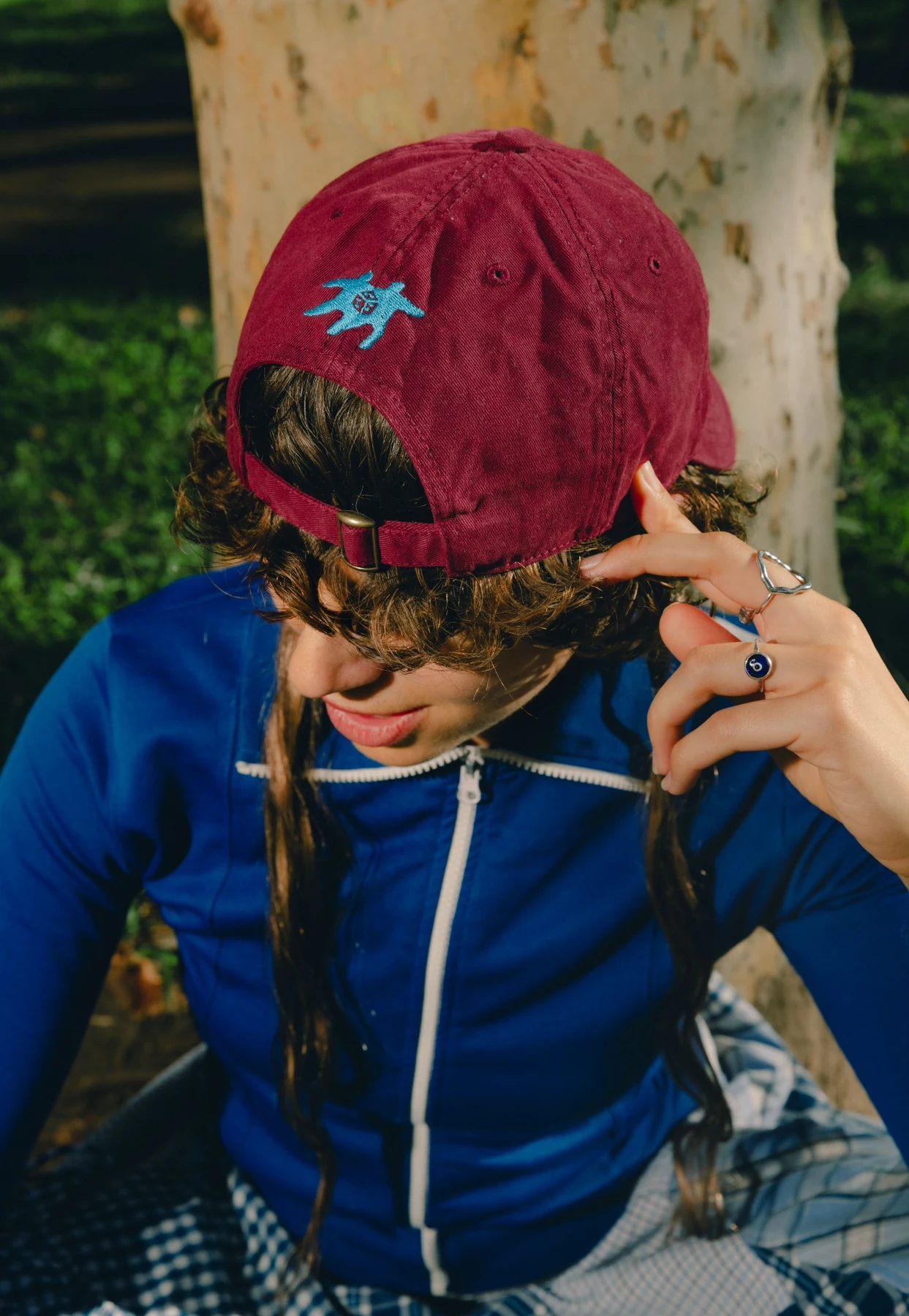 chosen family hat back embroidery